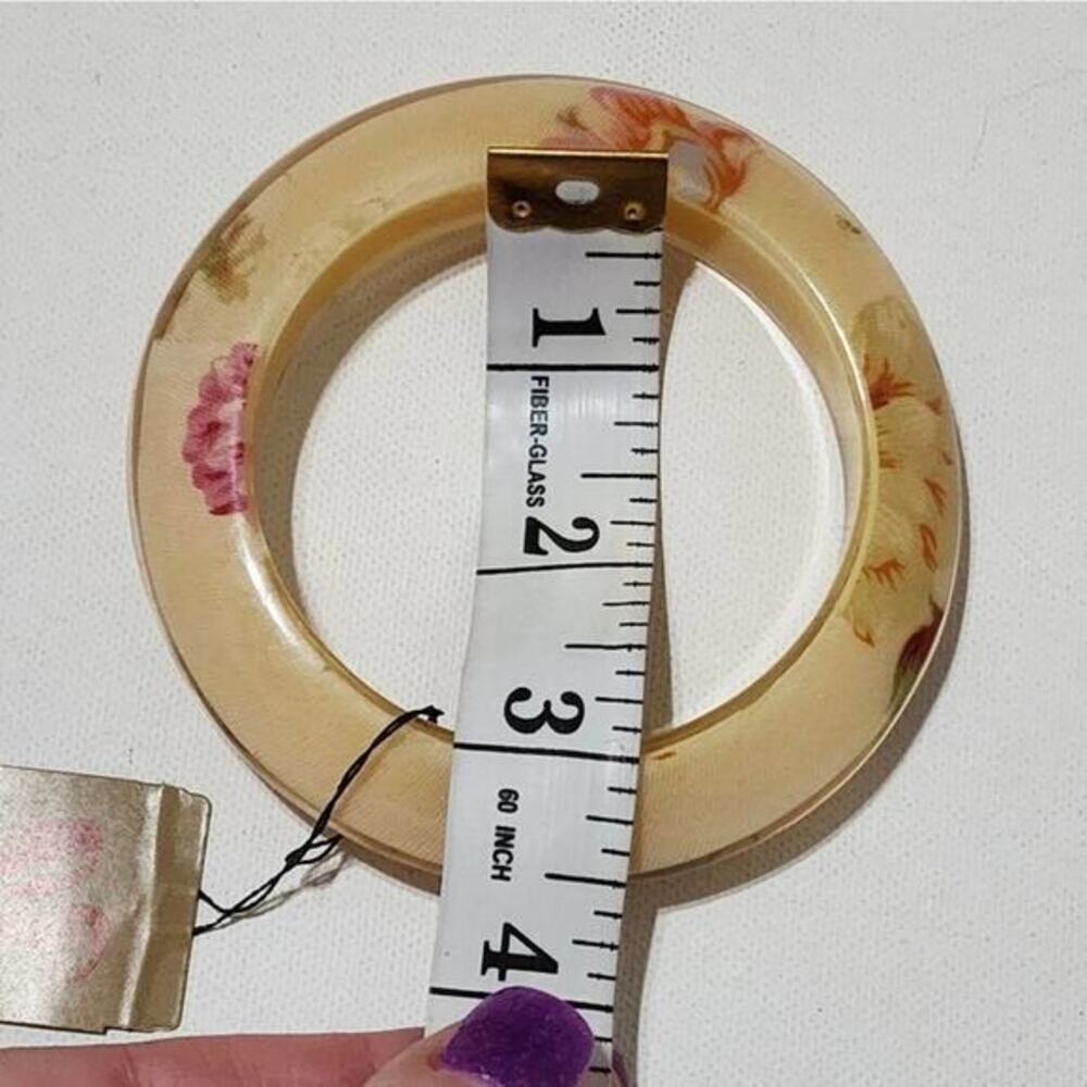 Treska floral Resin‎ bangle bracelet new!!! - Picture 7 of 7